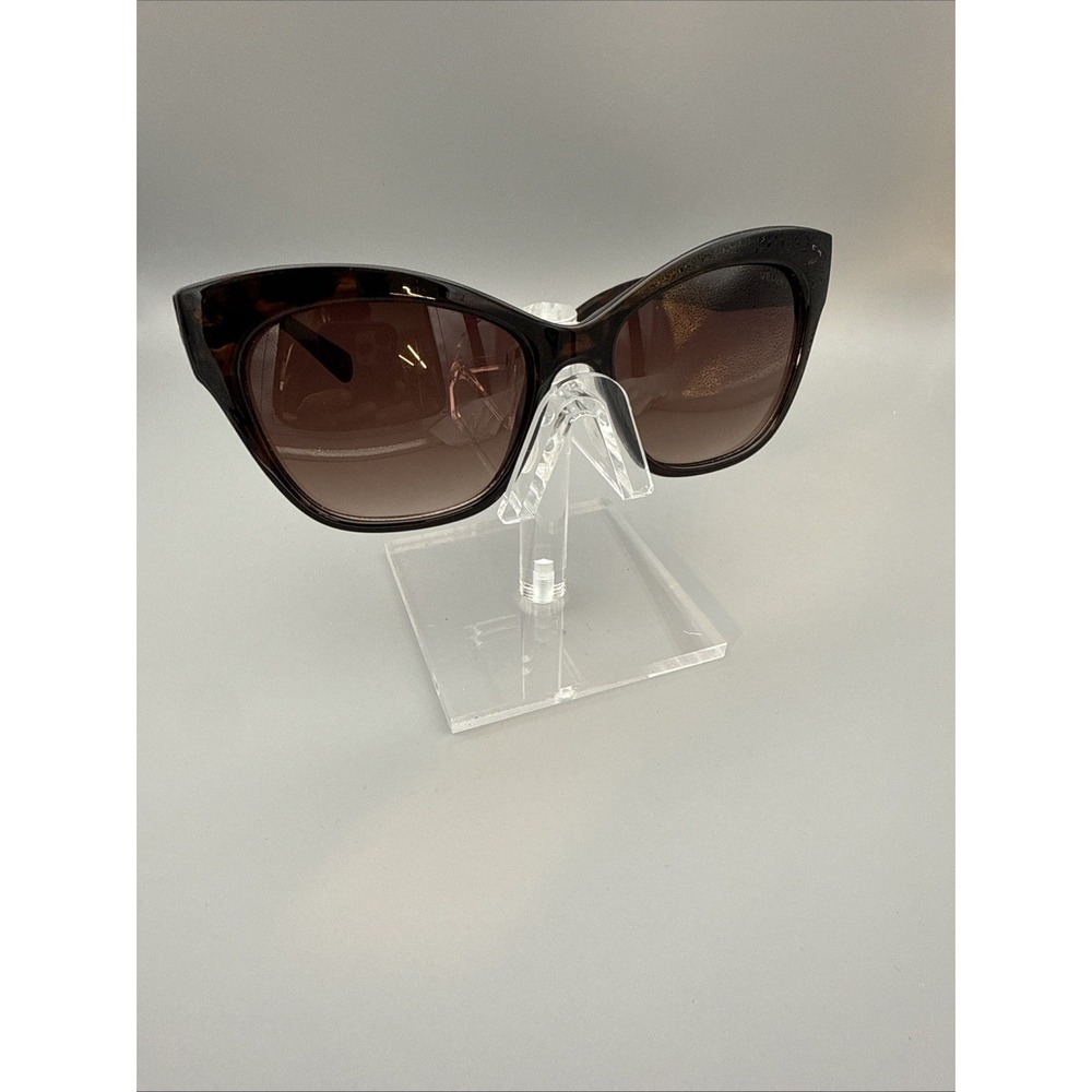 VELVET SUNGLASSES "DT LORNA" TORTOISE CATEYE OVERSIZED GENUINE, DESIGNER  LOGO